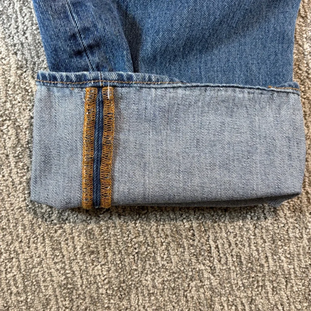 Levi's 501‎ Original Fit Jeans Mens 44x30 Blue Medium Wash Straight Leg Denim
